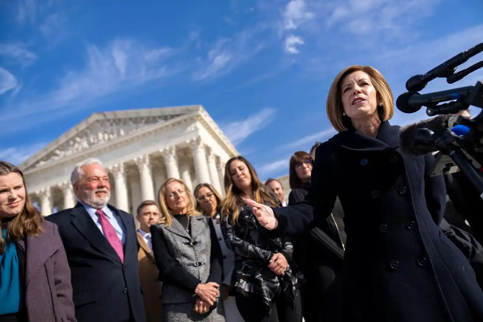 Alliance Defending Freedom legal team outside the Supreme Court