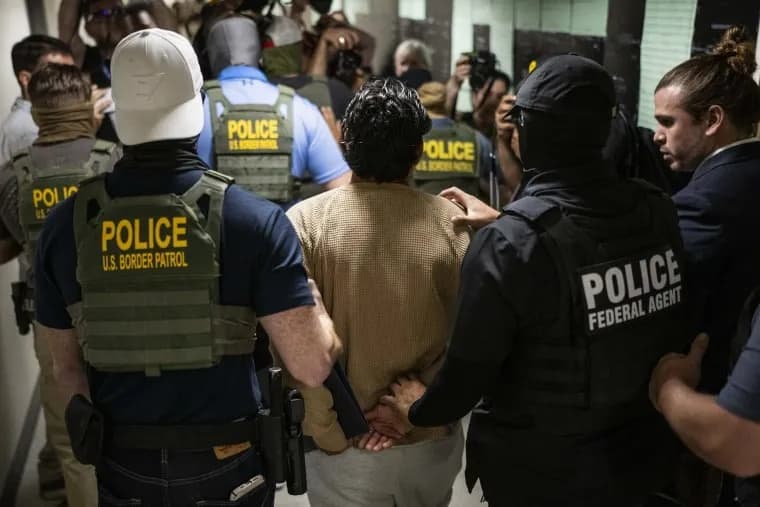 Jacob K. Javits Federal Building in New York City where immigration court hearings are held and where ICE agents conducted courthouse arrests challenged in African Communities Together v. Lyons