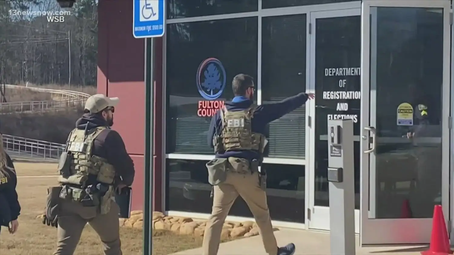 FBI search at the Fulton County Election Hub and Operation Center