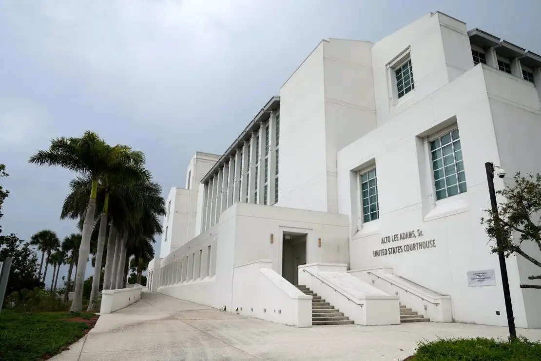 Federal courthouse in Fort Pierce, Florida, where Judge Cannon issued her ruling