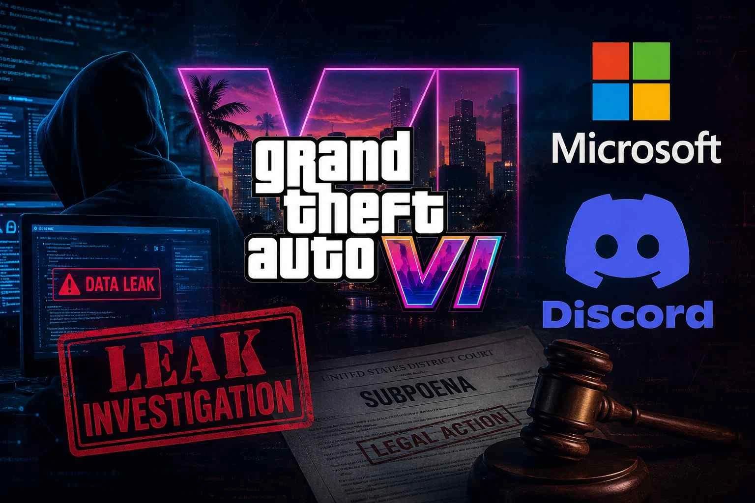 Court Grants Take-Two's DMCA Subpoenas Against Microsoft, Discord in GTA 6 Leak Probe