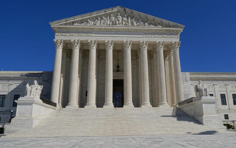 Exterior view of the U.S. Supreme Court building
