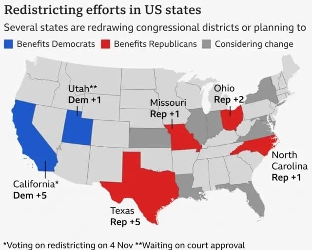 Supreme Court justices bench with California redistricting case focus