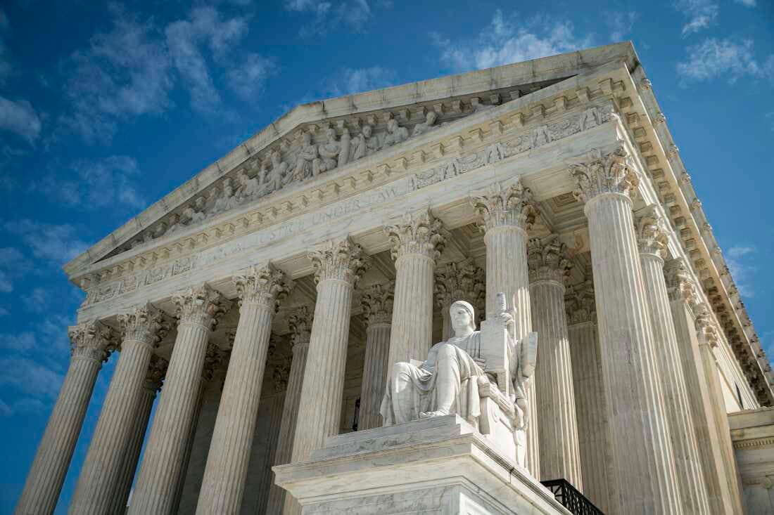US Supreme Court building represents Fourth Amendment ruling on geofence warrants