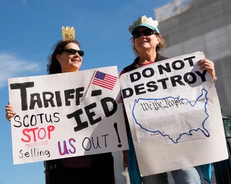 US trade officials reviewing tariff documents following the Supreme Court ruling against Trump's global duties